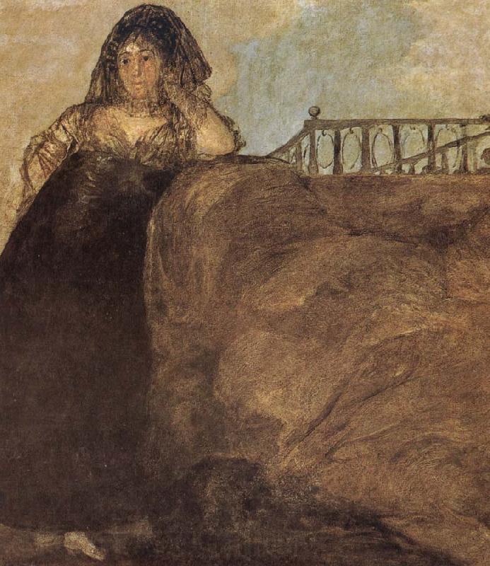 Francisco Goya La Leocadia Norge oil painting art